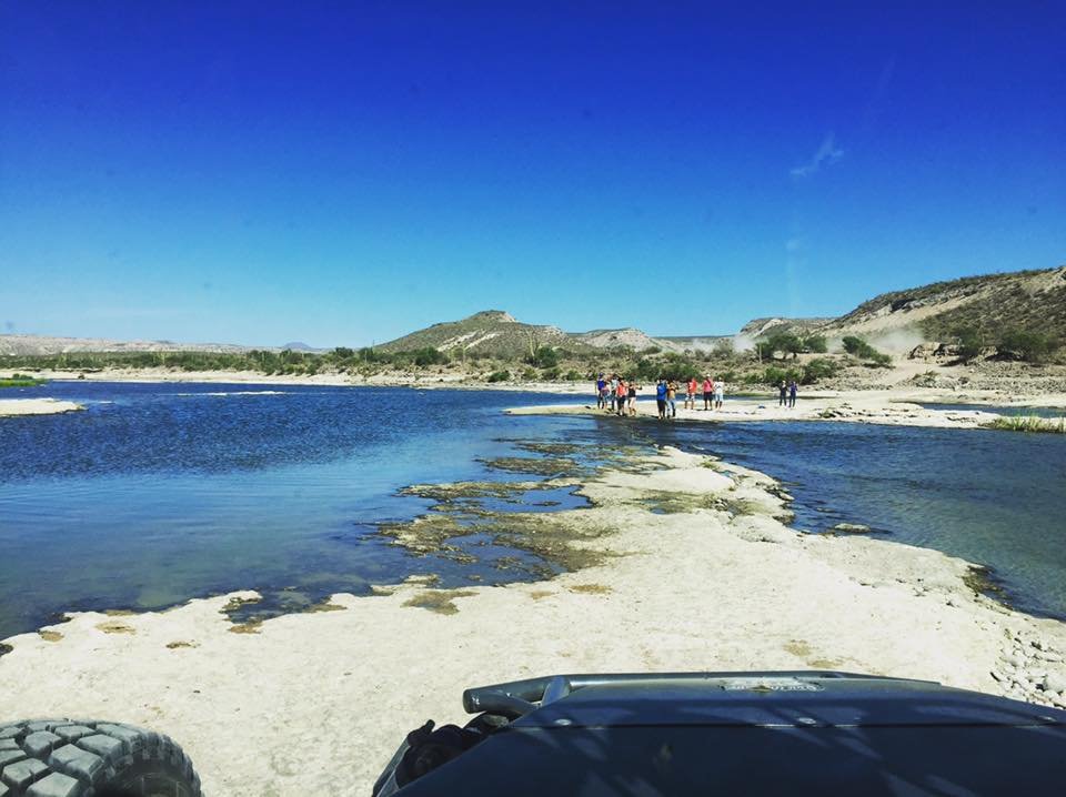 Every year in fall they come for the biggest race of the season - inclusive the pre-running as in picture - the #Baja1000 - 2017 50th edition past weekend from Ensenada to La Paz <a href="/BajaSurMexico/">Baja Sur Mexico</a>  #watercrossings included - Mexican fans love it!