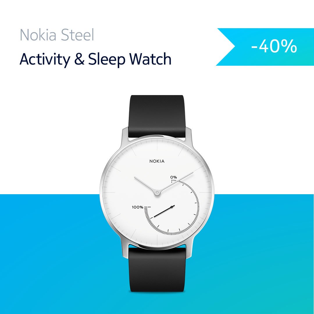 nokia steel hr black friday