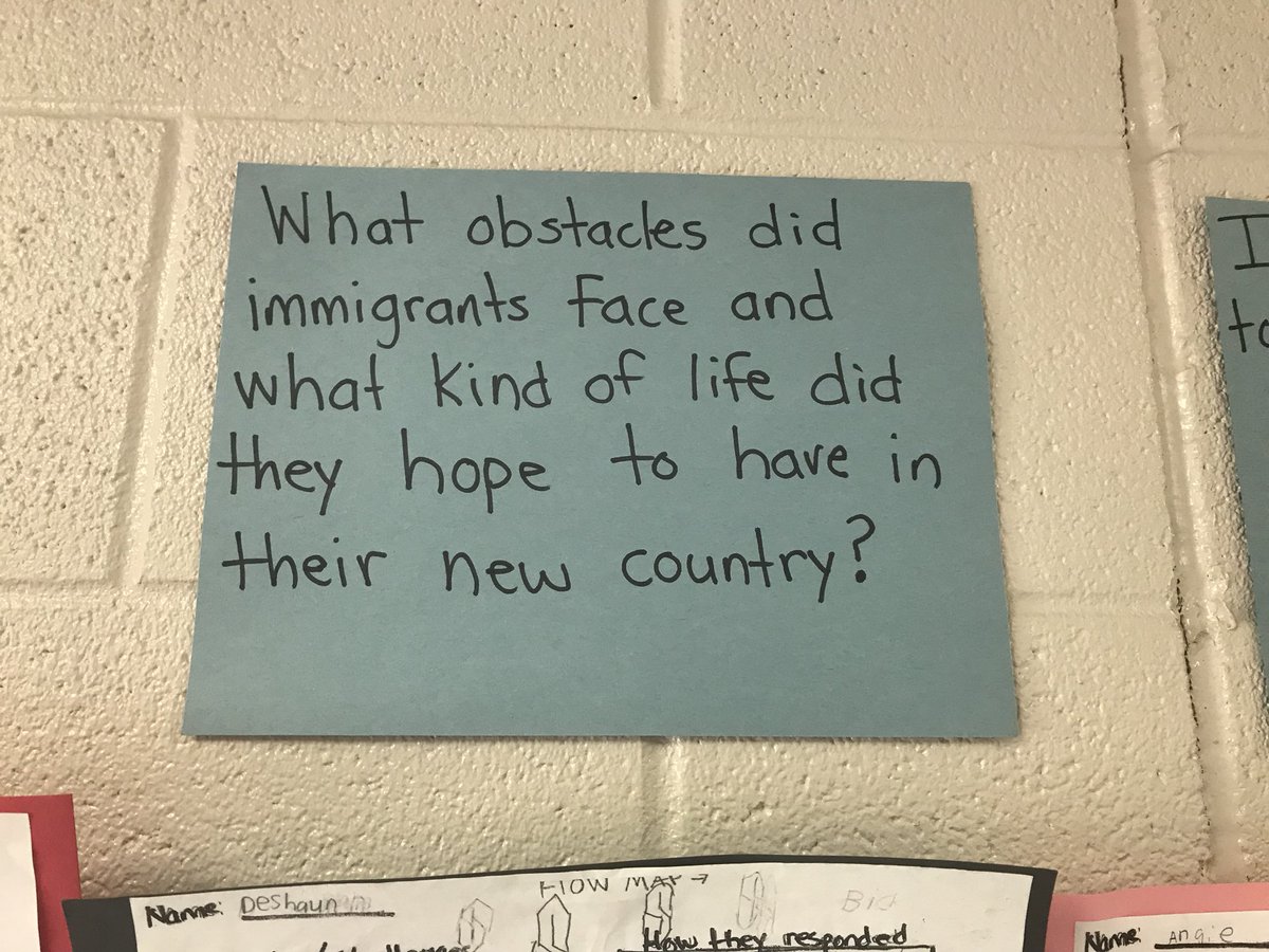 GailHillis's tweet photo. @WhitsittWildcat 2nd graders in @thomsonteaches class take notes on flow maps and write about immigration. ALL students write in response to complex text! @MetroSchools https://t.co/EJvvsMvRJo