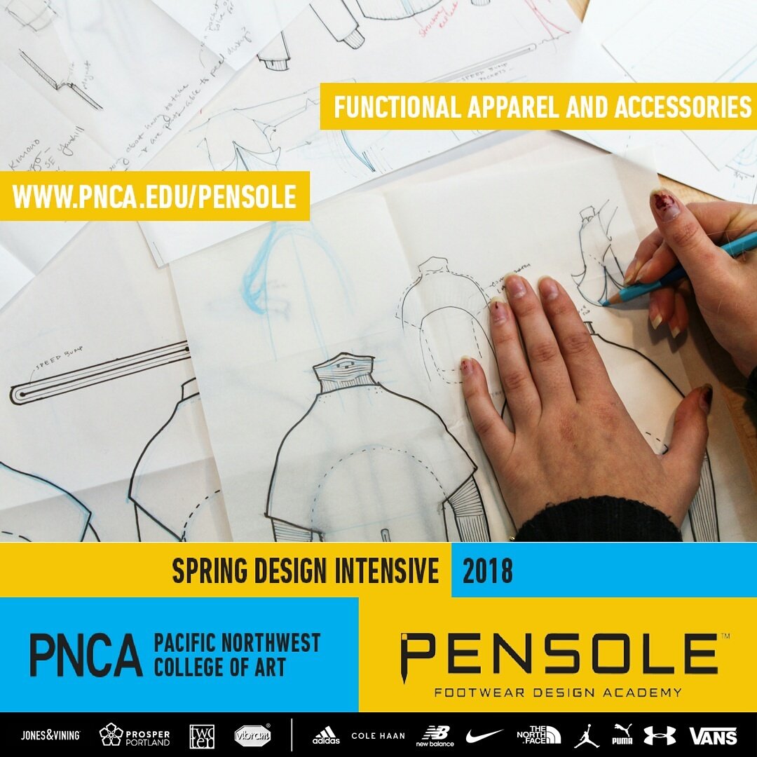 Functional Apparel &amp; Accessories Designer Rebecca working on some apparel sketches!

Apply for the PNCA | PENSOLE Spring '18 Design Intensive at pnca.edu/pensole

Deadlines:

International students : December 1st

Domestic students : January 7th

#pnca #pensole
