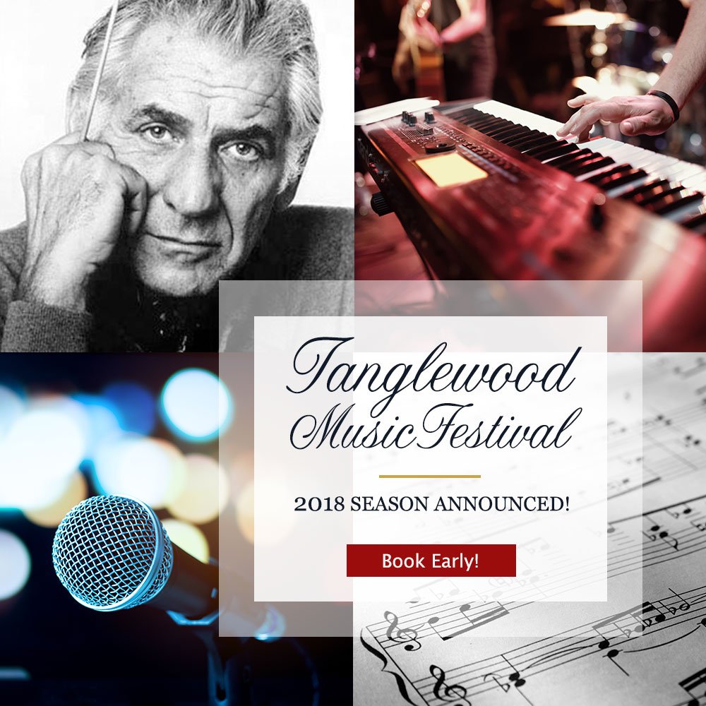 HamptonTerrace's tweet photo. ICYMI: @TanglewoodMA has announced their 2018 season! Tickets go on sale Jan 28, but our rooms are on sale now! Book early so you don't miss out: https://t.co/Mh3r15NxCN #Tanglewood #BernsteinCentennial https://t.co/VEn9j9Mdoc