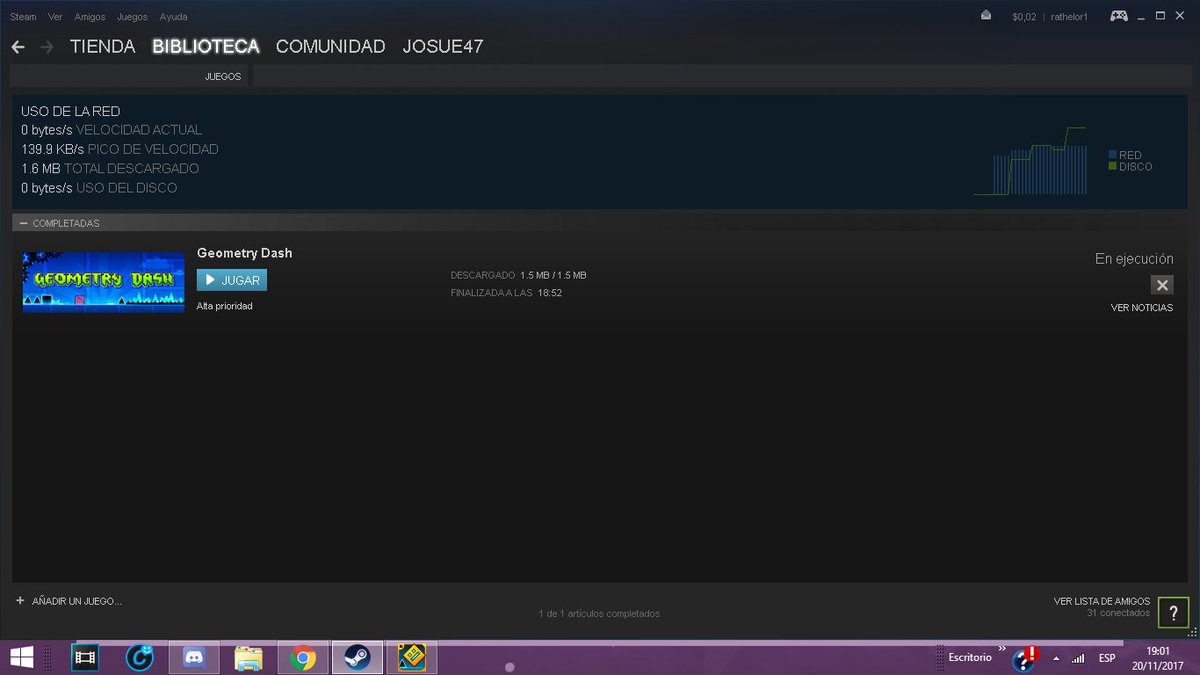 Josue47_YT's tweet photo. Se acaba de actualizar Geometry Dash :o https://t.co/NVH70AxFW6