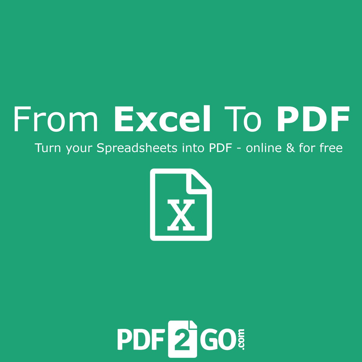 pdf2go_com's tweet photo. +++ NEW NEW NEW +++
Turn any Excel table you have into the more compatible PDF format!
Free, easy, online: https://t.co/uqjXbu99PR
#ExcelToPDF #PDFEditor https://t.co/yZiWEs9g6h