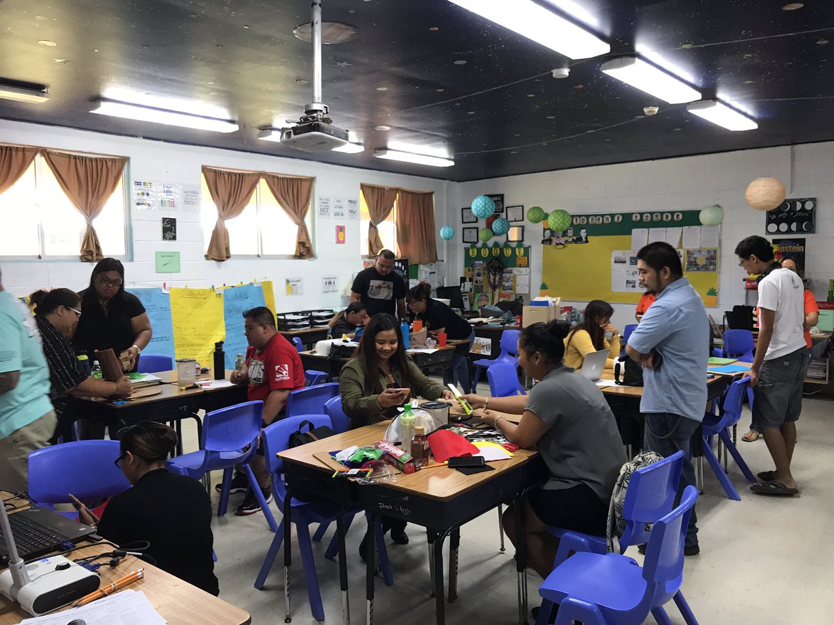 JamesSablan2's tweet photo. FMS Middle School teachers presenting #PLTW to CNMI PSS teachers https://t.co/IHVWd4BwiQ