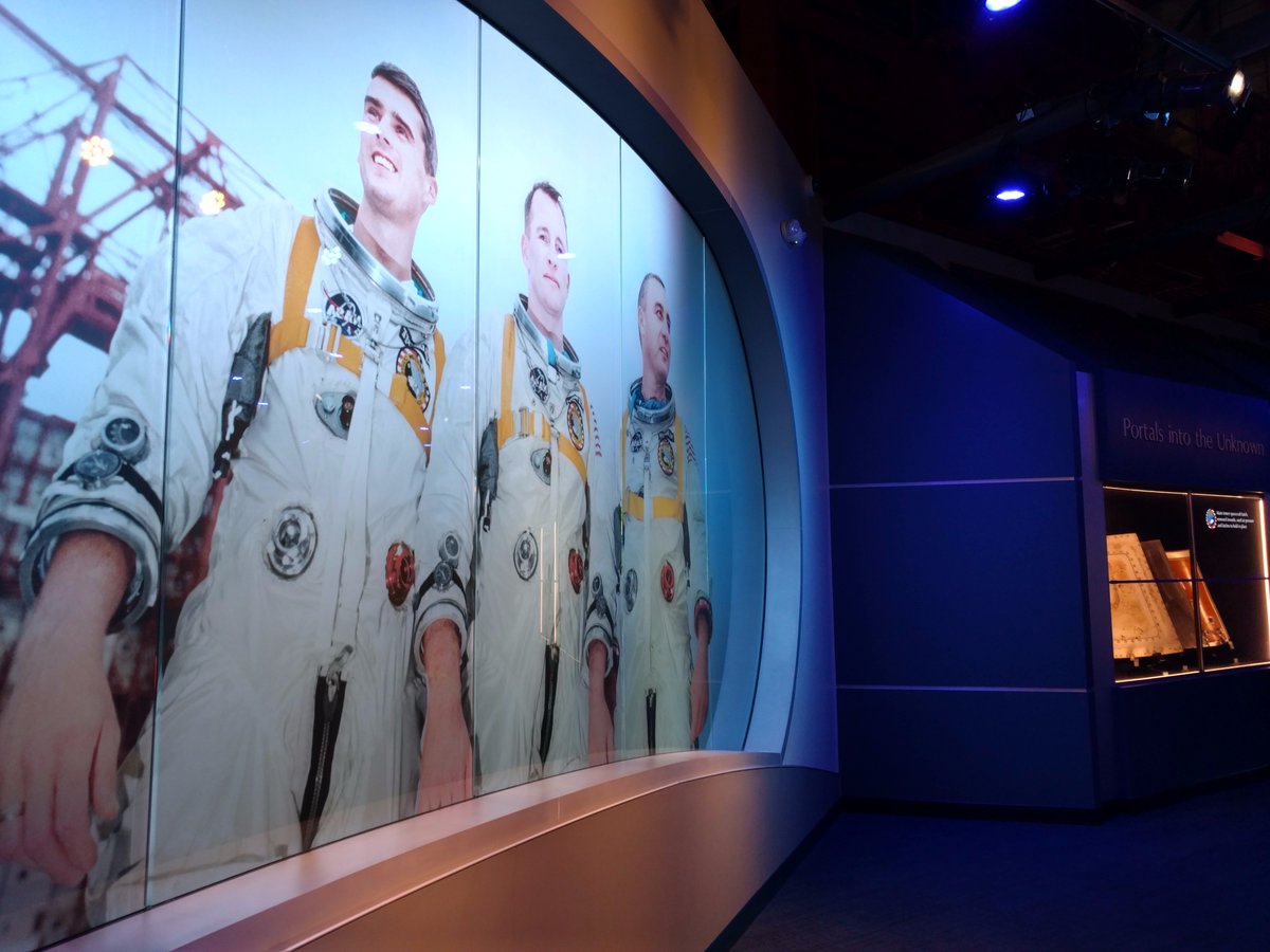 apus_seds's tweet photo. The Apollo 1 memorial at Kennedy Space Center, beautifully done to honor these men and their families https://t.co/V2FiaB8Aa8