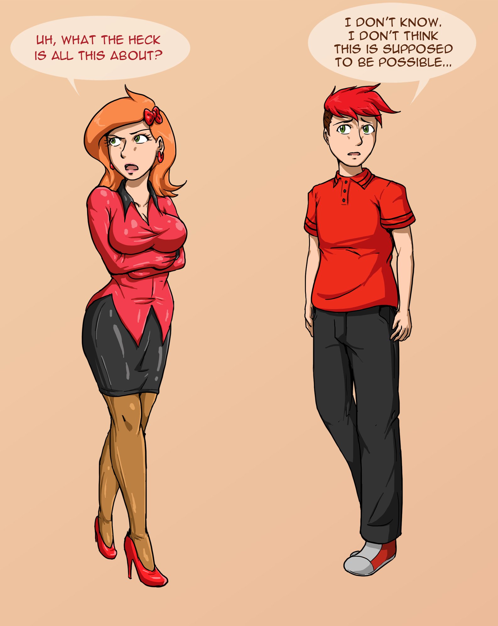 Redflare500 on Twitter: "References of myself (male and female, Tom and