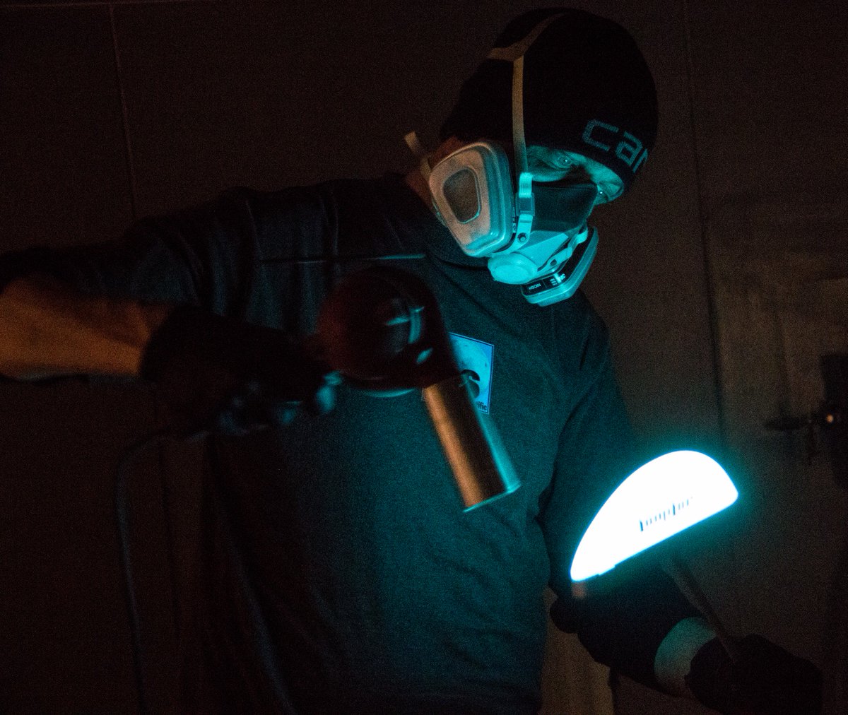LumiLor's tweet photo. Darkside Scientific #WePaintWithLight #LumiLor #LightEmittingCoating https://t.co/73KtlWJa81