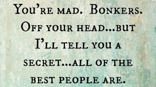 ElysiaSkye's tweet photo. You're mad... bonkers... #aliceinwonderland #ProudToBeStrange https://t.co/tZQaE24c2z