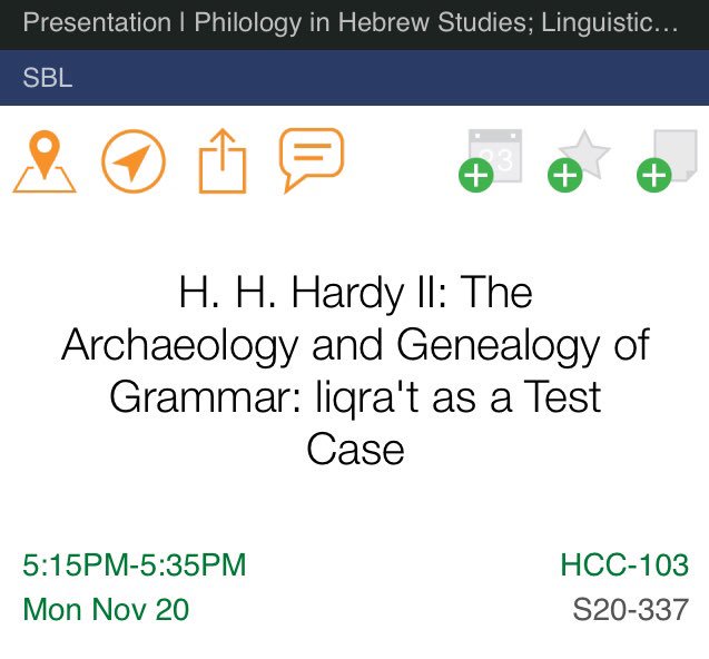 drchiphardy's tweet photo. #SBLAAR2017 paper complete! See y’all next year in Denver #Philology &amp; #Linguistics #MakeSBLGreatAgain @SBLsite https://t.co/emSijuWZl4