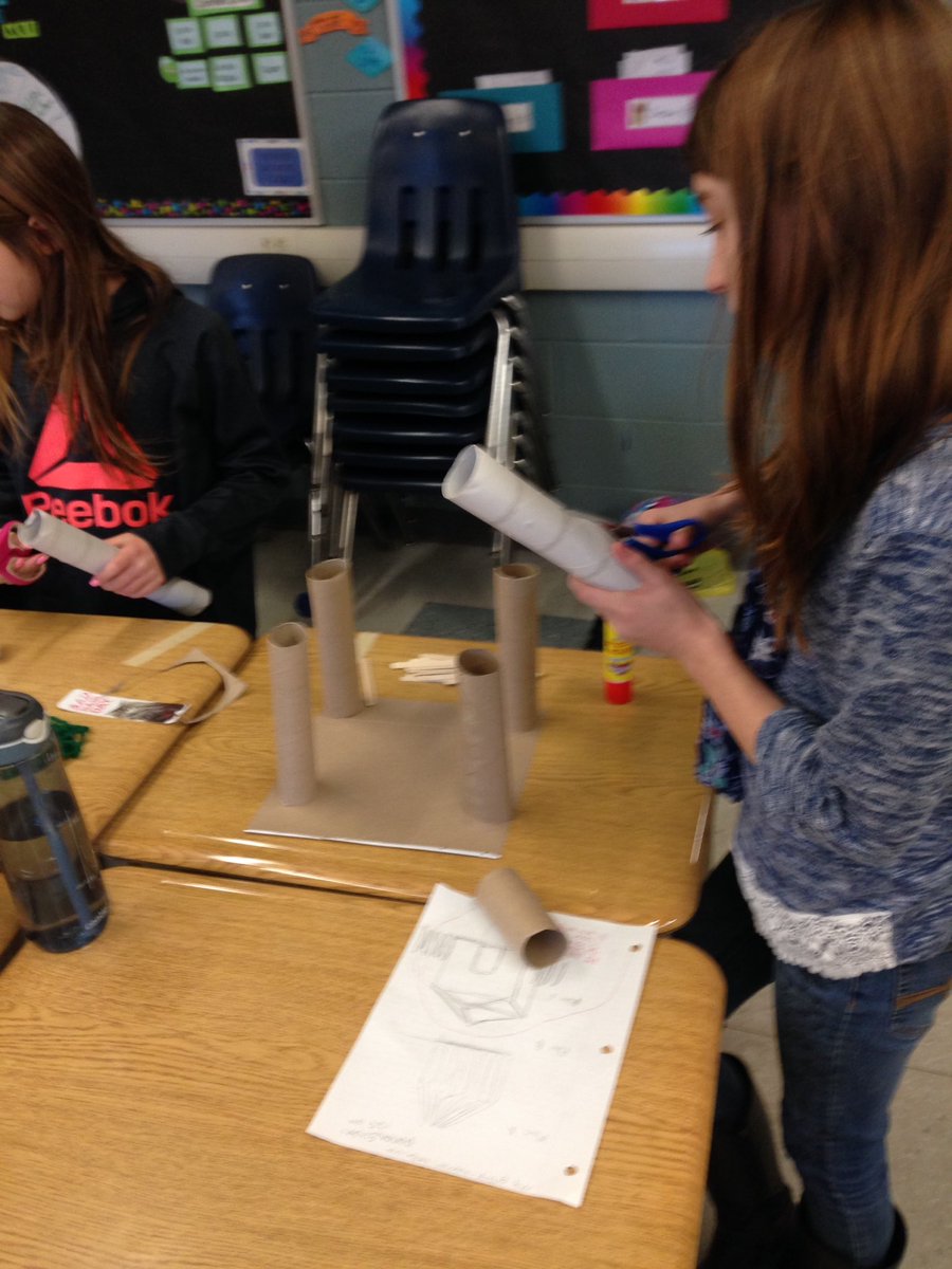 MrsRFreitas's tweet photo. Monday STEM challenge gets the minds going @CobblestoneES @GEDSB #buildahut #stemchallenge #mindson https://t.co/KxRjGtQPqF