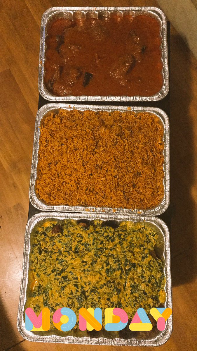baddylakeside's tweet photo. Enough for 15 guaranteed or 5 days at least.. pre order $200, same day $250!! 24/7 #babajollof to your doorstep. #expectquality #jollofrice #assortedstew #egusisoup retweet to save a life and to help a friend open his own restaurant in Toronto Canada π¨π¦ tweeting for a friend... https://t.co/eXUAClQq6T