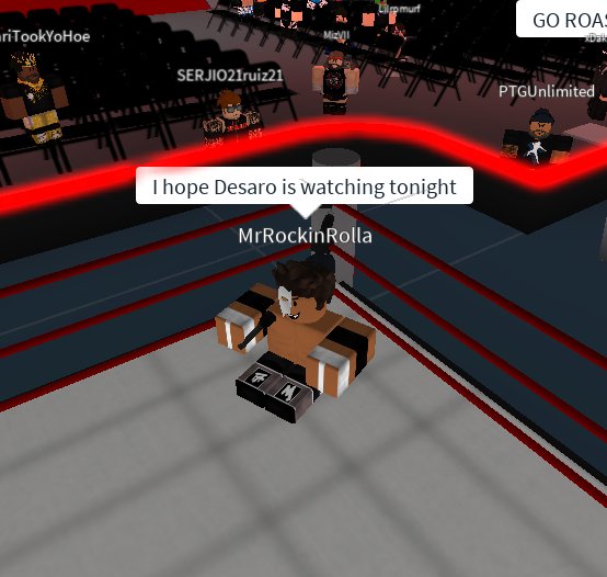 RCWRBLX's tweet photo. .@chatterfromrblx cuts a #PIPEBOMB on #Desaro! https://t.co/2ty4C2TTJt