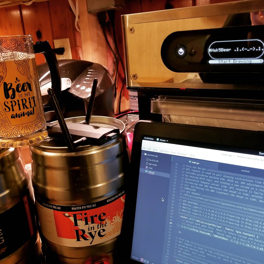 alexwmurphy's tweet photo. #Hak5Gear #Hak5Beer #PineappleNano
When your home brewing appliance tries to lock you into their ecosystem.. my beer my way with the help from Wifi Pineapple Nano from https://t.co/qmhMhrJ1ZB https://t.co/mxaYJDlGzN