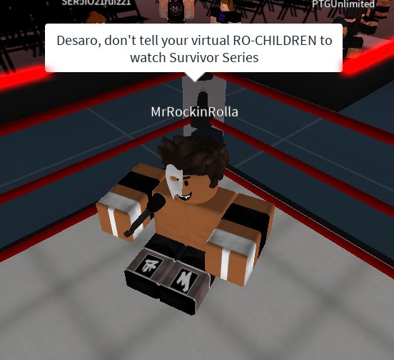 RCWRBLX's tweet photo. .@chatterfromrblx cuts a #PIPEBOMB on #Desaro! https://t.co/2ty4C2TTJt