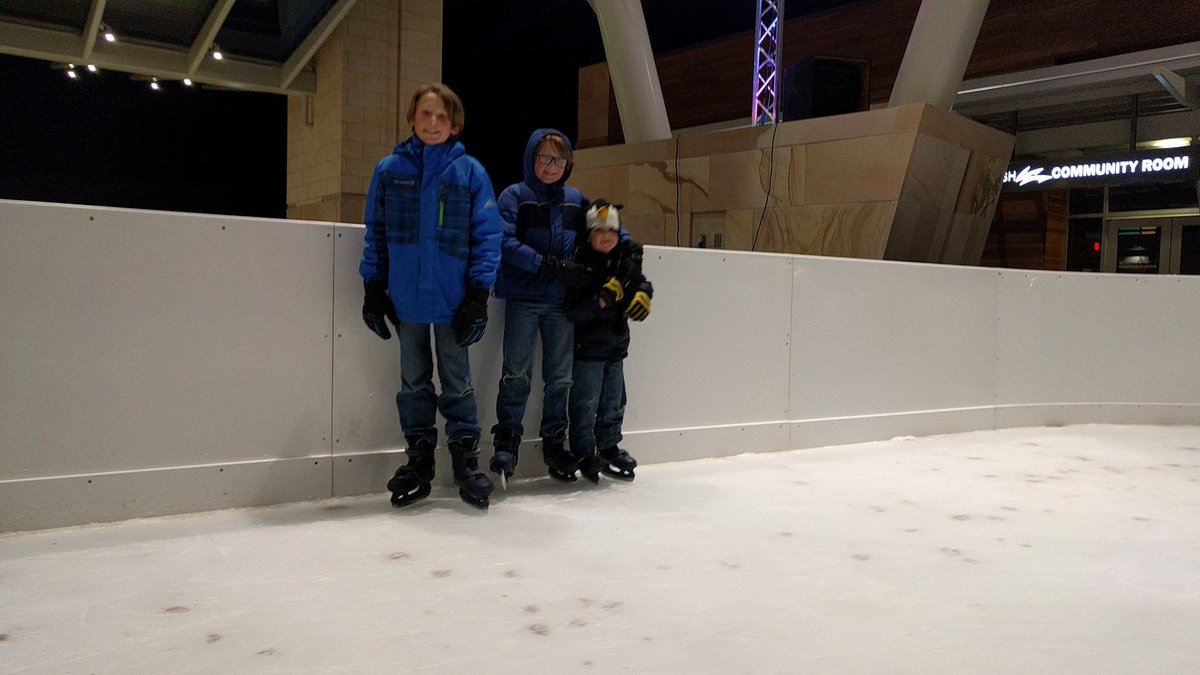 neilberg's tweet photo. The new skating rink is great! @BlueAshOhio https://t.co/MedGsj0TWr