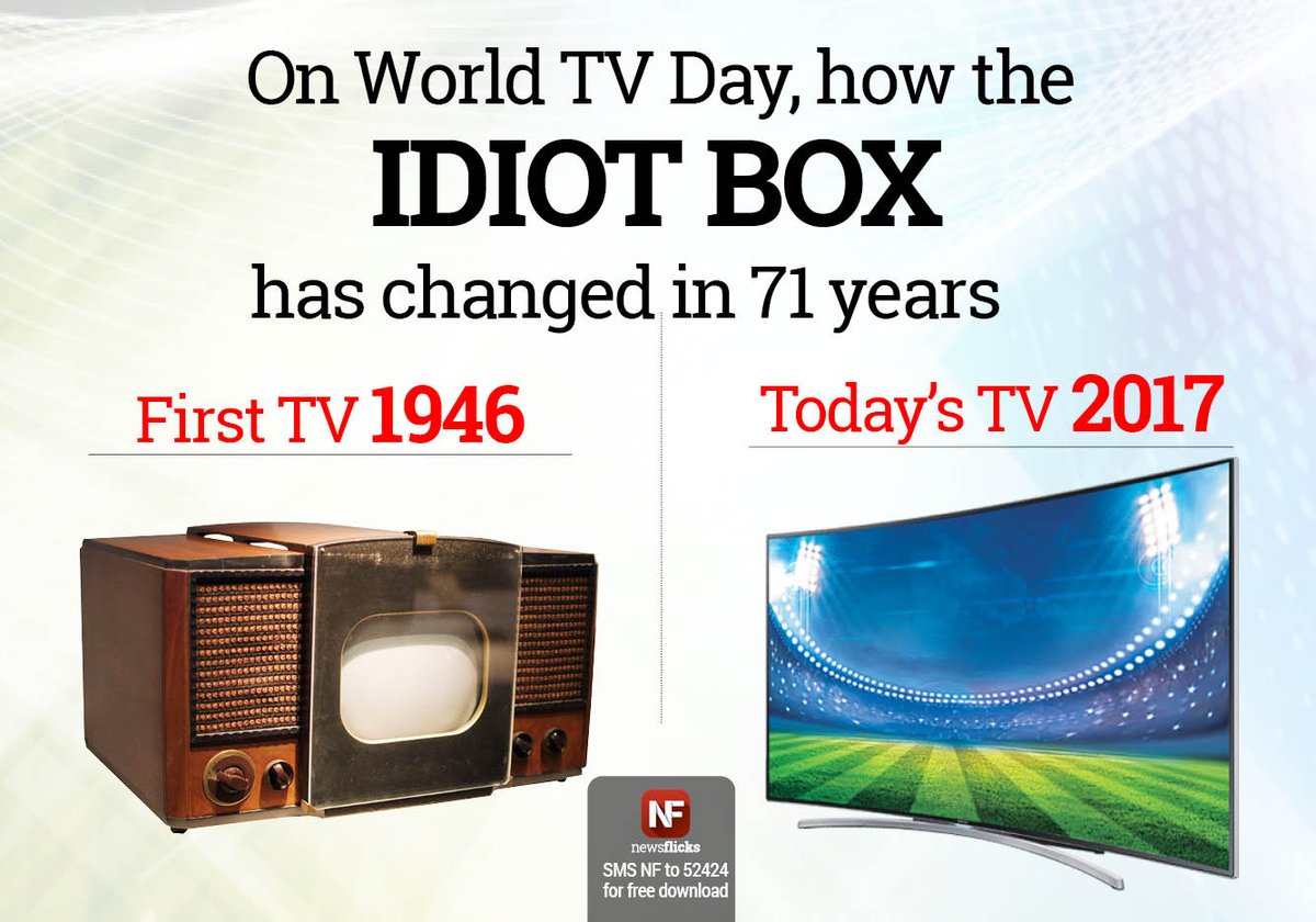 On #WorldTVDay, lets take a look at how this idiot box evolved over the years