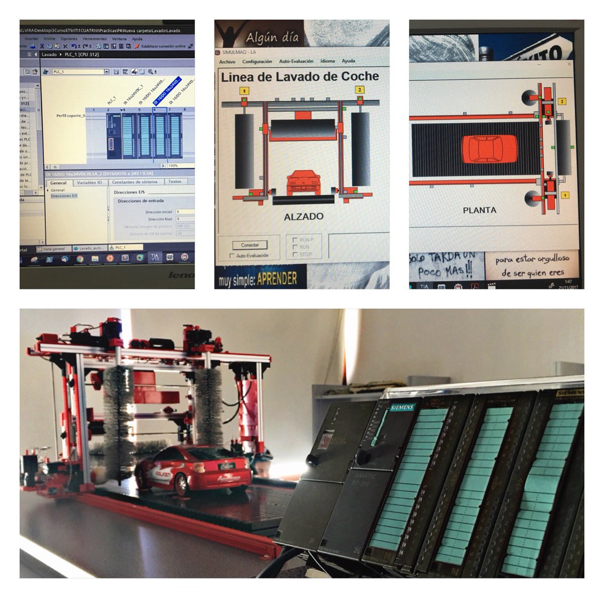 LaYoEl's tweet photo. Ya tenemos el hardware configurado en el #TiaPortal para programar nuestro próximo proyecto @siemens_es . El lavado de coches!!!😍 que ganitas de verlo funcionando! #InformaticaIndustrial @atc_ugr @ETSIIT_UGR https://t.co/o0em9Qq61w