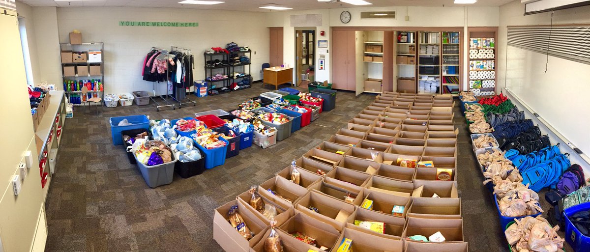 76 meals delivered at the grand opening of our Caring Closet today!! @IPSSchools