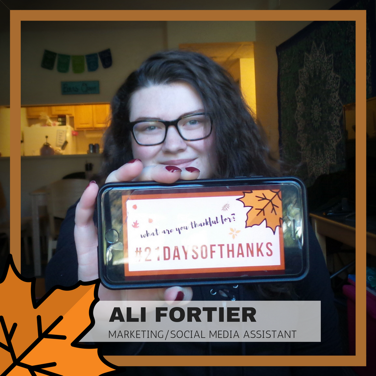 bentleyadvising's tweet photo. Ali Fortier is thankful for everyone in her life who makes her laugh! #21DaysOfThanks https://t.co/tJSyoEAqYh