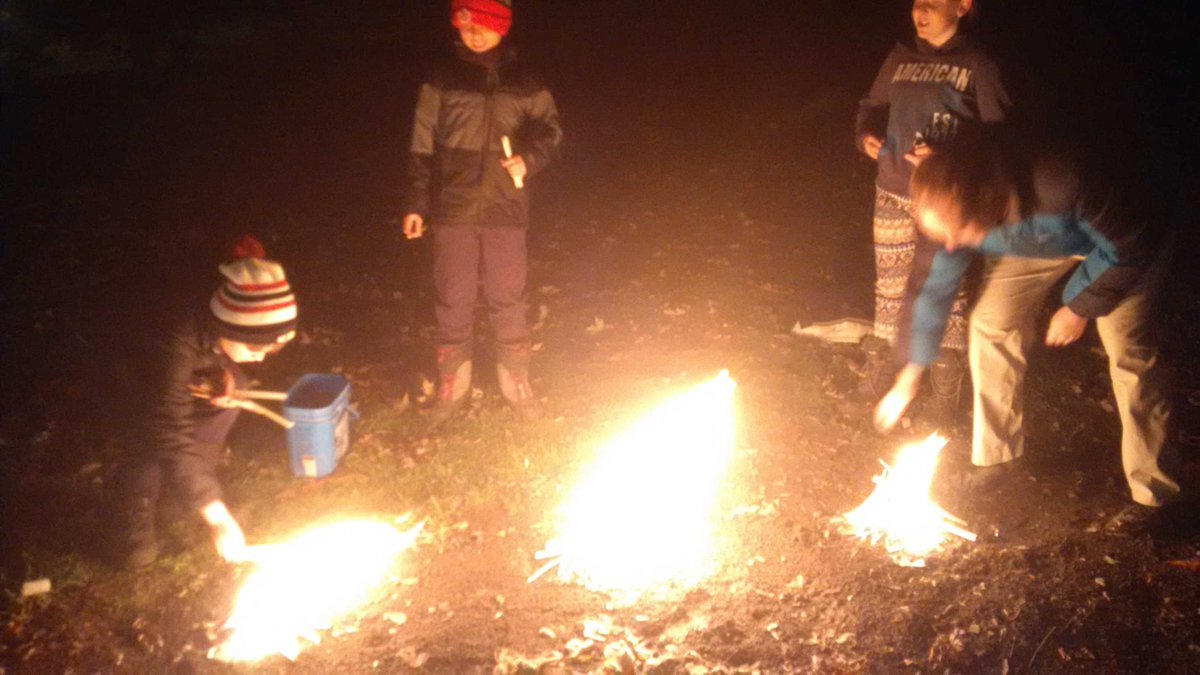 scouterjulie's tweet photo. 1st Bolton Cubs learning some fire lighting skills. https://t.co/f5uFxy9LWa