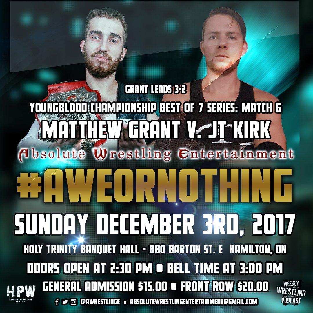 HandshakingTeam's tweet photo. BREAKING NEWS via @AMPOctane &amp; @AwrestlingE re: #AWEOrNothing

1. @_DylanDaniels teams up with @JimNyeScience to take on @CodyDeaner &amp; @HackerScotty!

2. Arch rivals &amp; WWP's own @m4tthewgrant v. @4Kirk4 face off!

Tickets available via @eventbrite:
https://t.co/PQciu1Mzds https://t.co/XnSbexLvLT