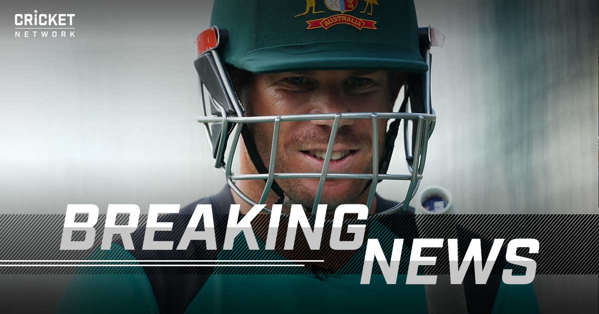 cricketcomau's tweet photo. JUST IN: Developing #Ashes news from the Gabba concerning David Warner: https://t.co/c9o6JYa6IU https://t.co/03j5nrpqdc