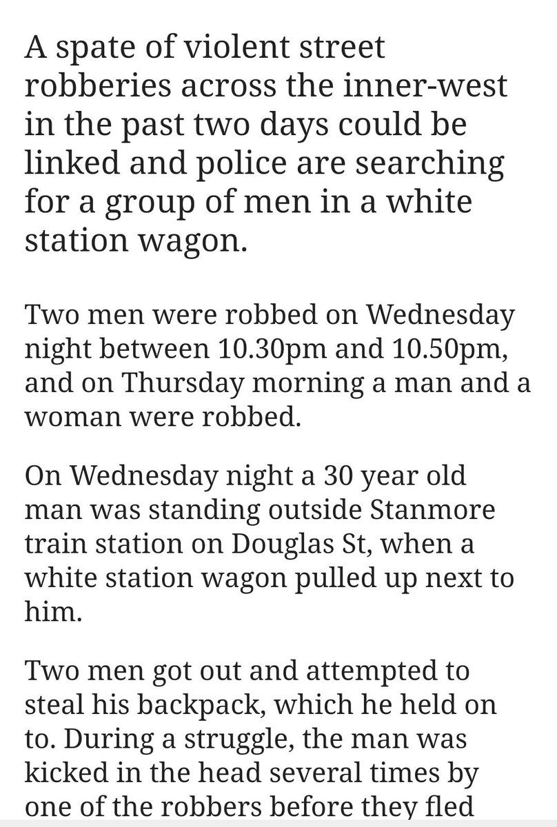 ozcrimenews's tweet photo. Africans in spate of violent robberies in #Sydney inner west #apexgang "men" in hoodies #3aw693 #2ue #auspol #nswpol #vicpol #peterdutton #aat #nswpolice #nsw #triplem #seafm @PaulineHansonOz https://t.co/Omlssgjj0X