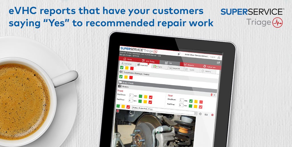 InfomediaLtd's tweet photo. Beautiful & professional #eVHC reports that have your customers saying #YES to recommended repair work! https://t.co/msmlGRXgEv #Automotive #fixedops https://t.co/NBQzdmN3qa