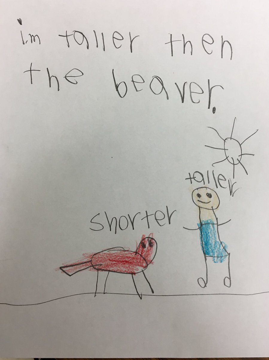MrsSMorrish's tweet photo. How do you stack up? Comparing our heights to the heights of some B.C. animals. Are you taller, shorter or the same as? #sd36learns #numeracy #measurement #grade1 https://t.co/mAyktftKlD