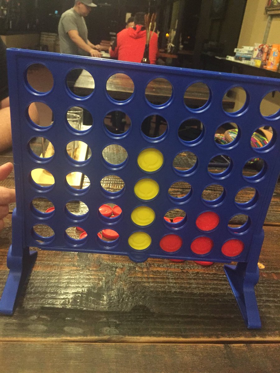 dtyger777's tweet photo. Apparently my brother is about as good at Connect Four as his 3 year old daughter. He was red.
#Nonrepresentative #AnecdotesArentData https://t.co/EjlQVJjve1