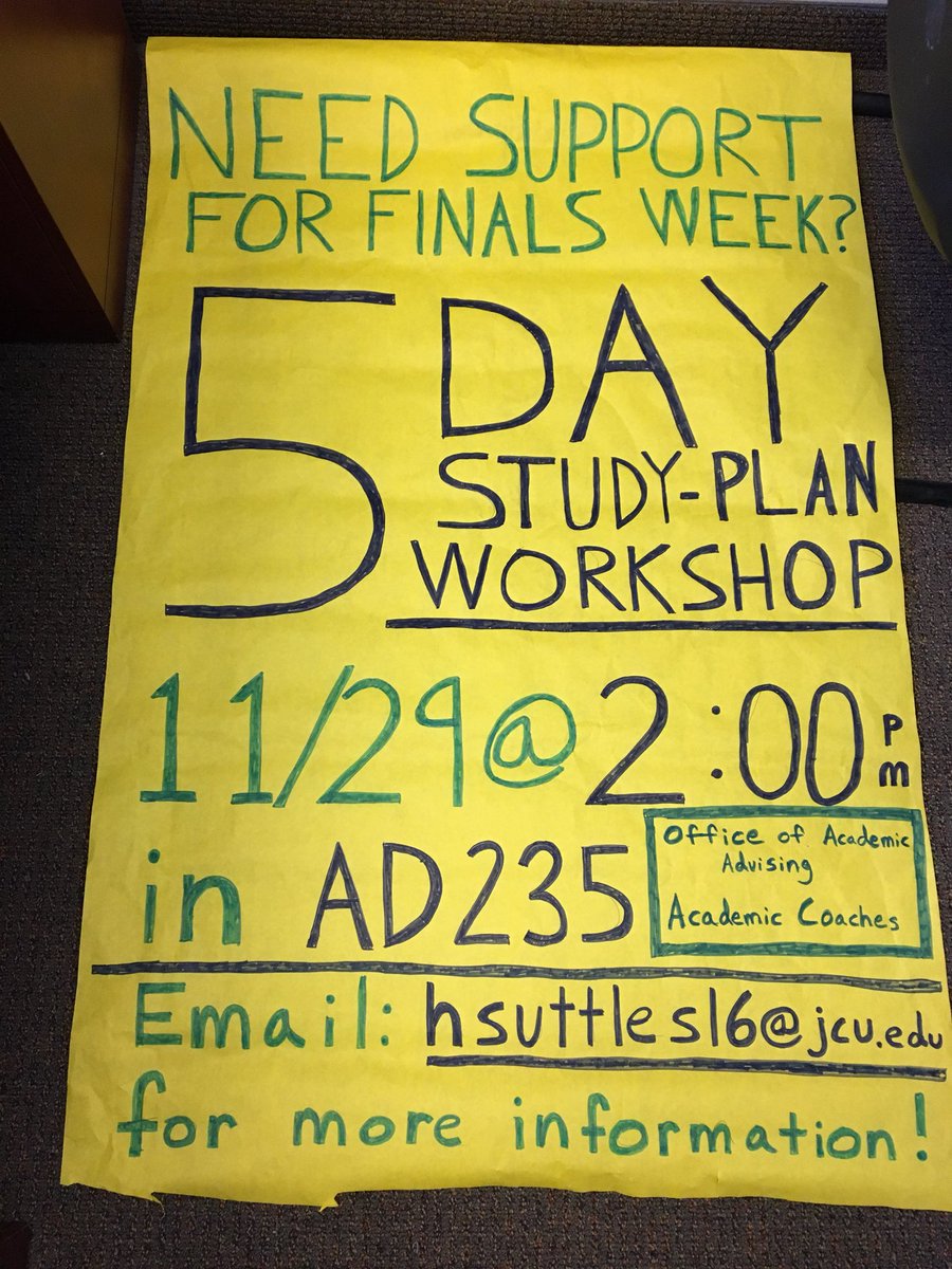 JCU_studymentor's tweet image. Happy Thanksgiving Break Blue Streaks!! Don’t forget to come to our Wed. 29th 2-3 P.M. event in AD 235 for some finals prep!!!! #finals #5daystudyplan #academiccoaches