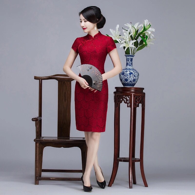 Lily992185166's tweet photo. Formal cheongsam https://t.co/IkCFTjqHPy