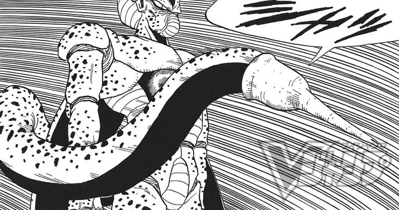 今日の1コマ！炸裂!! 必殺技!!!】 しっぽにご注意!! セルの「吸収