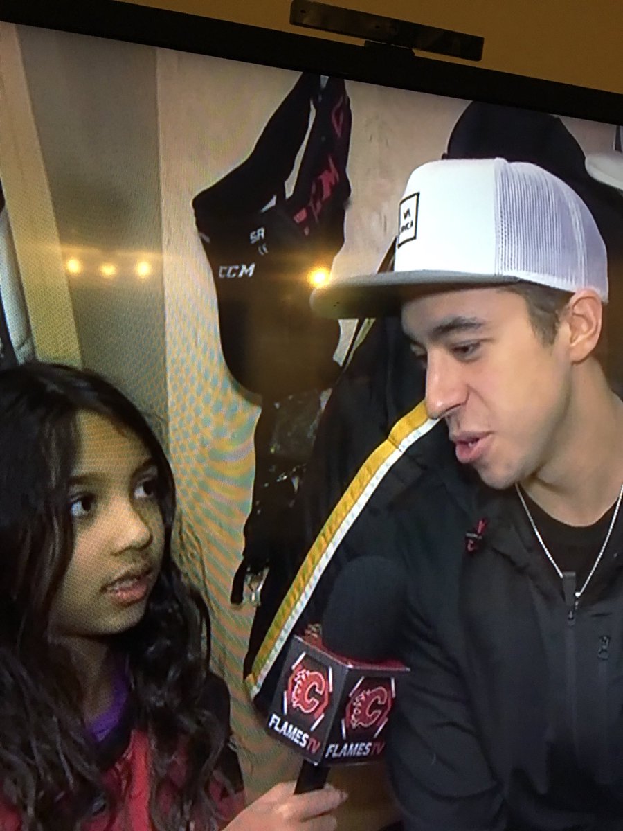 Anyone else notice the CCM jockstrap during the rookie reporter piece? <a href="/NHLFlames/">Calgary Flames</a> too funny - perfectly framed and all.