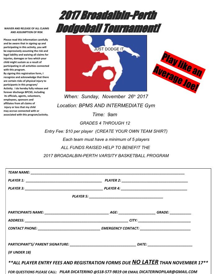 chucklapolt's tweet image. PSA:1st Annual BP Basketball Dodgeball Tournament 10$ per player see me or ask Bp b-ball players for a Registration Form.              SPREAD THE WORD!!