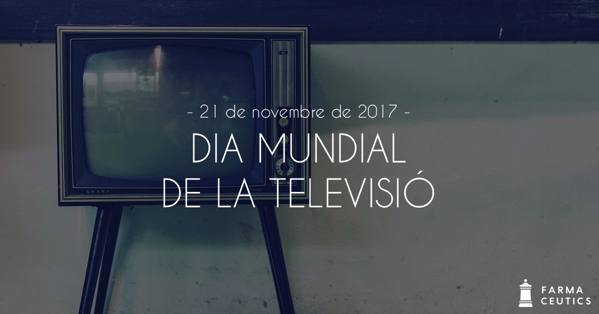 FarmaCeutics's tweet photo. #DiaMundialDeLaTelevisió 📺 https://t.co/DqnsbLzAb7