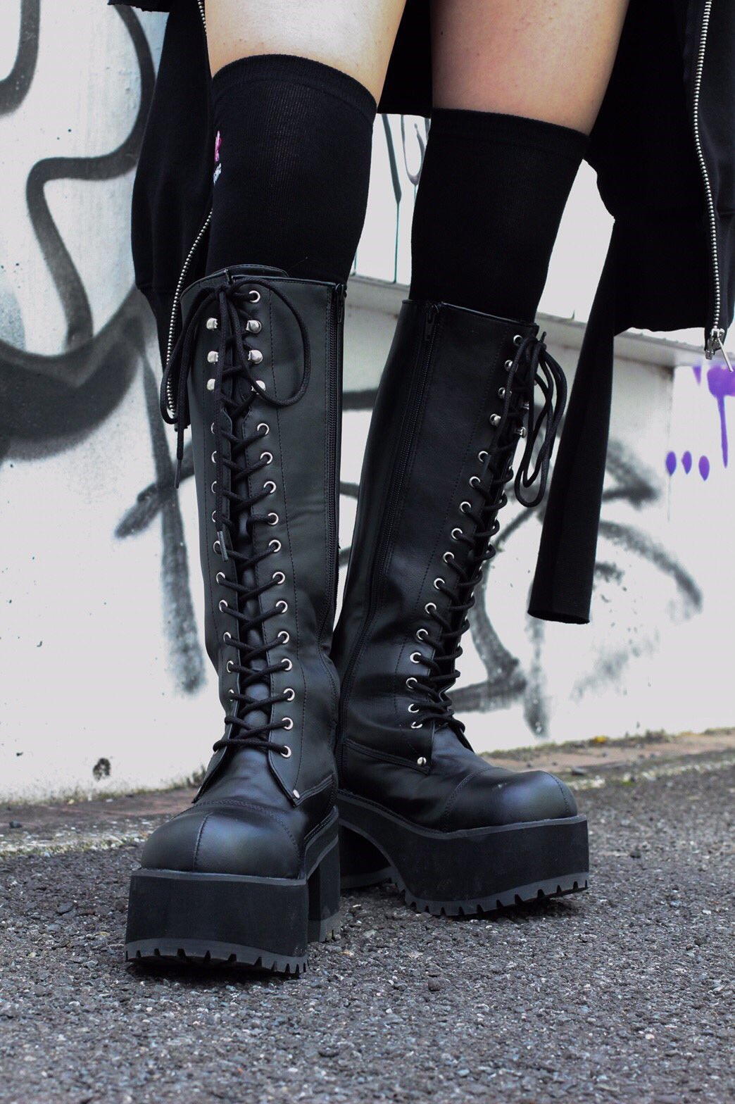 demonia(XU) ロングブーツ