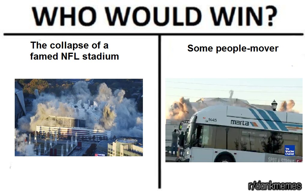 StarfoxHylian's tweet photo. It's on... #MartaBus #GeorgiaDome #DomeImplosion https://t.co/aEVFWjG9Wr