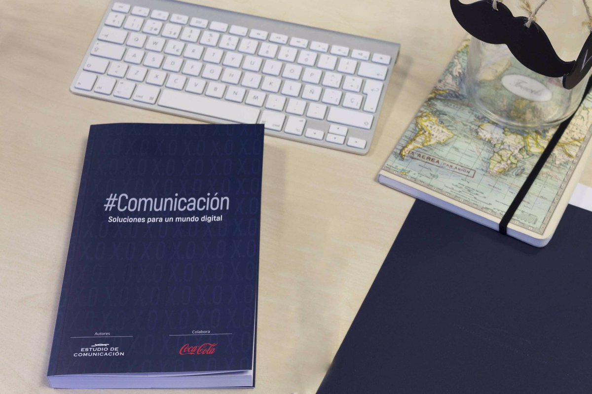 Silvirs's tweet photo. Hoy, por fin llegó el día en el que presentamos nuestro #libro Comunicación: Soluciones para un mundo digital. Sigue la conversación con #ComunicacionX0 y si no puedes acompañarnos esta tarde puedes verlo en streaming a través del #FacebookLive de Estudio de Comunicación https://t.co/c27P5sGw1n