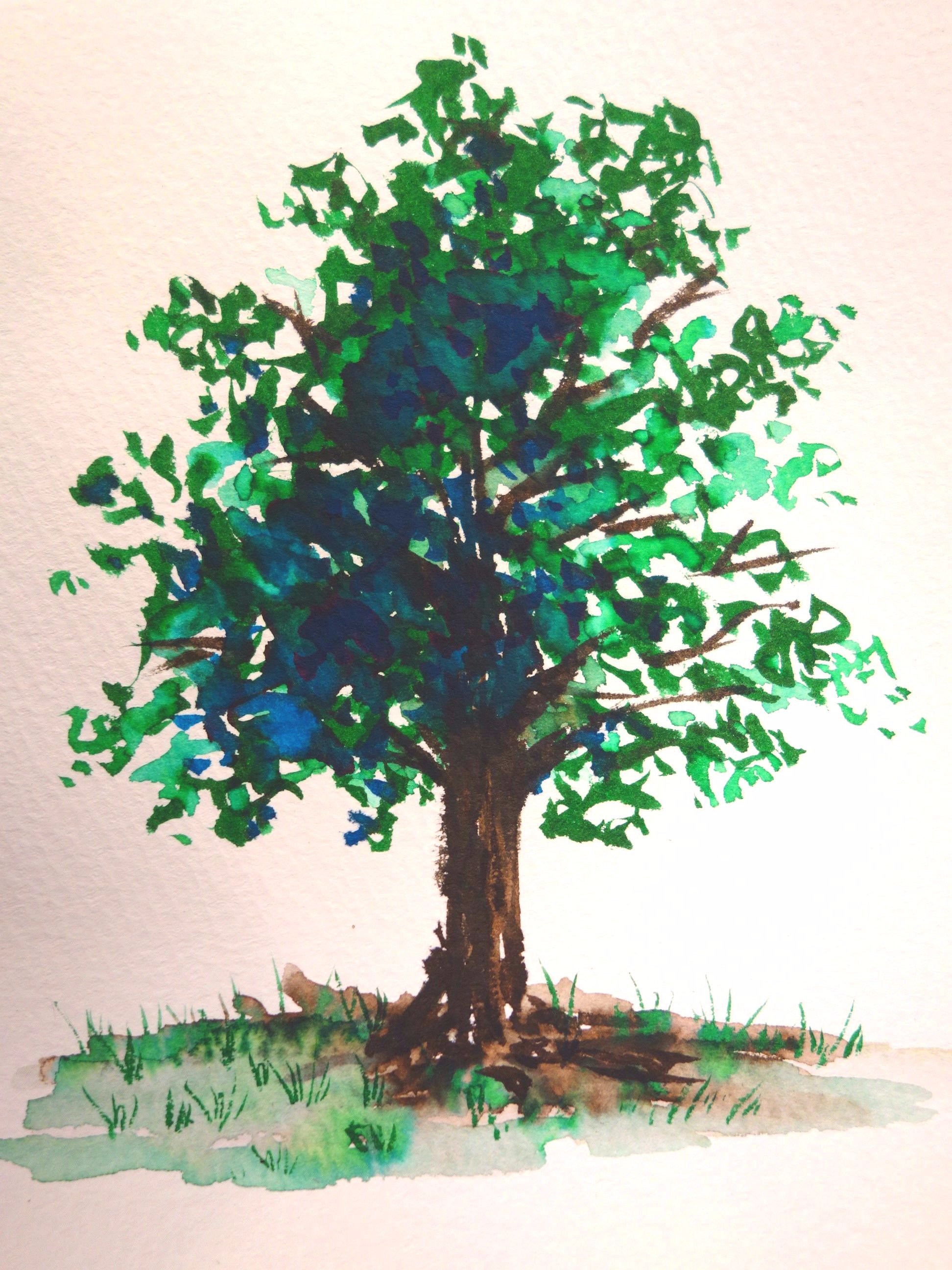 ユーアーツ 営業時間変更 Twitterren ぺんてる アートブラッシュ でお手軽水彩イラスト 筆ペンタイプでパレット不要 水筆でぼかしも簡単 グリーン ターコイズ セピアの３色で木を描いてみました 全18色 １本 540円 手軽でとっても楽しいので
