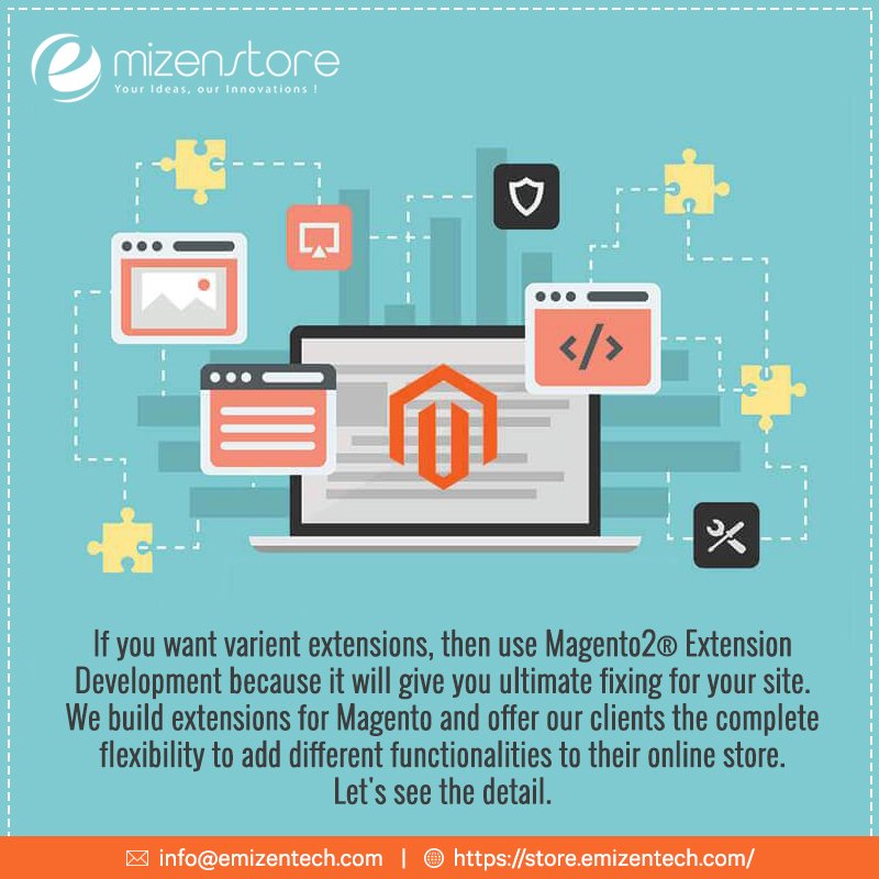 EmizenTech's tweet image. Choose the most reliable extensions for your site by #Magento2ExtensionsDevelopment. See More: goo.gl/XbhdGK
#Magento2Extensions #magento2