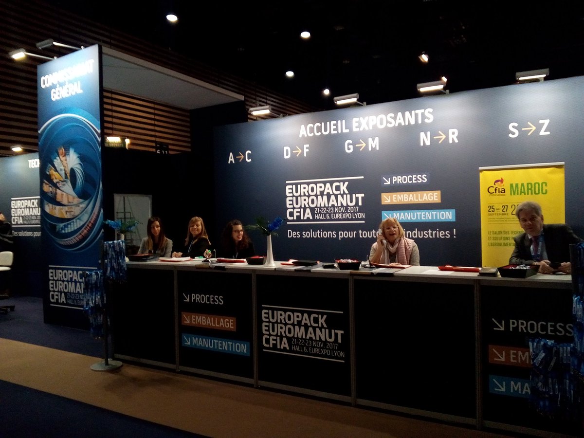 ProdandPack's tweet photo. Nous sommes prêts à vous accueillir pour cette 1ere journée Europack Euromanut Cfia 2017 dès 9h ! N'oubliez pas votre badge ! https://t.co/QZvrQEFkpC https://t.co/EhBvfU5VOv