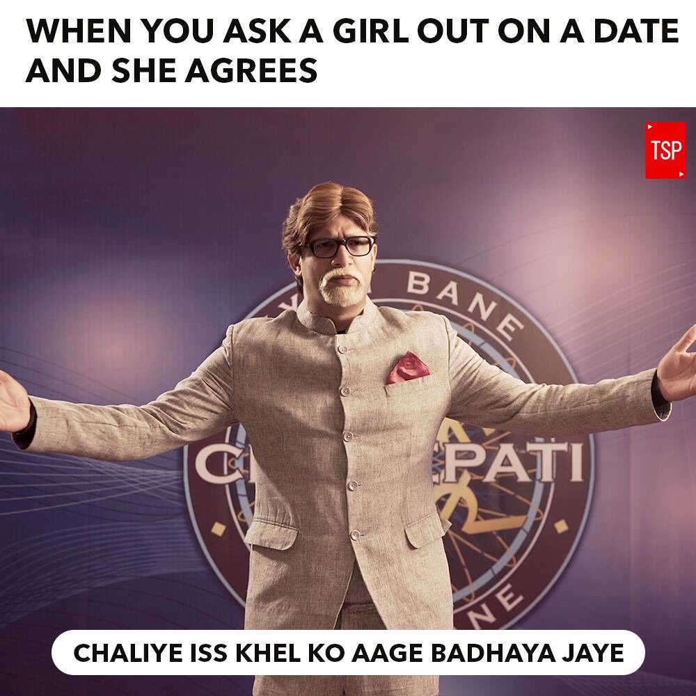 TheScreenPatti's tweet photo. @shivudaysingh Mujhe aasha hai ki vah sirph mupht bhojan ke liye nahin aa rahee hai...
#KBCSpoof #TuesdayThoughts https://t.co/4kZp9dD1Y9