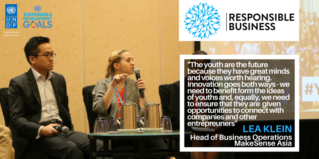 UNDPasiapac's tweet photo. According to a survey, 86% of youth from developing country cities expressed an interest in starting their own enterprise. We need to provide youth entrepreneurship opportunities to help achieve the #SDGoals! #YouthCoLab #RBFSingapore #SDGActionNow https://t.co/w3sp9bmhfp