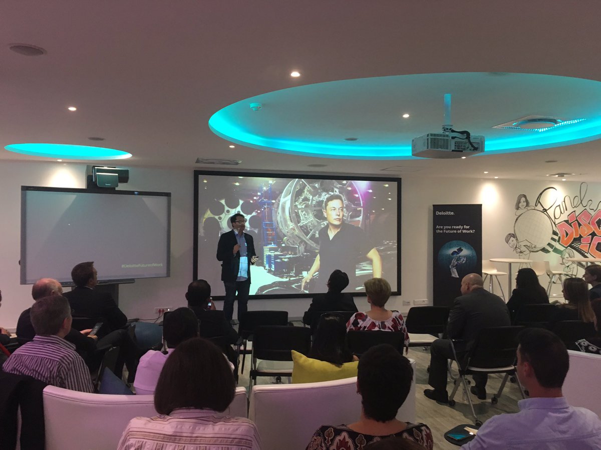 PlummerPJ's tweet photo. @DeloitteDIGI_SA @shapshak 
#DeloitteFutureofWork amazing that the most innovative person on the planet is from Pretoria @elonmusk https://t.co/Z2kTjrzhxh