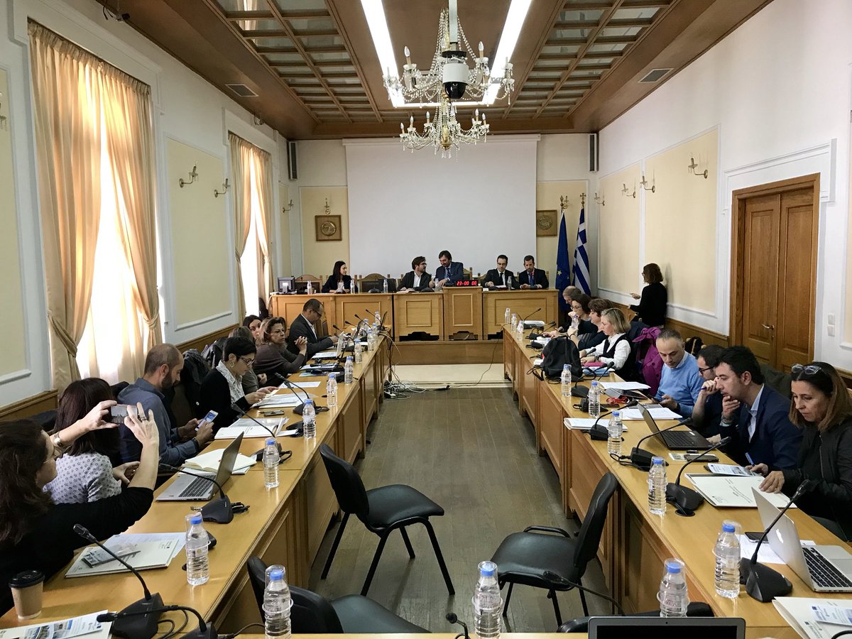 IMC_CPMR's tweet photo. .@AlexakisGeo and @Carlessalaroca  open @SherpaMED Steering Commitee meeting in @CreteRegion: ready to start #Energy #Efficiency #Buildings https://t.co/IfhvvnuCEc