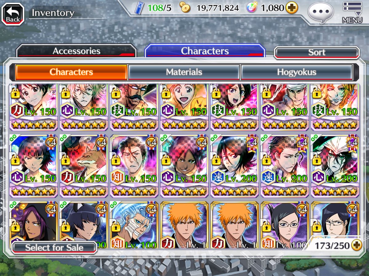 tsbrandiaz's tweet photo. (Update) Again, I’m not bragging just showing I’m a serious #BleachBraveSouls player. I’ve been playing for 106 days, as of today. @bleachbrs_en @KLab_EN #seriousplayer #nonoob #106days #BLEACH #WorkinProgress #buildingmycollection https://t.co/amFLOqn63T