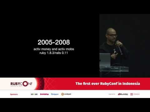 id_ruby's tweet photo. "12 years of Ruby" by @ponnappa https://t.co/ZexuWdQH50 #rubyConfID2017 https://t.co/wtop4vRDrq