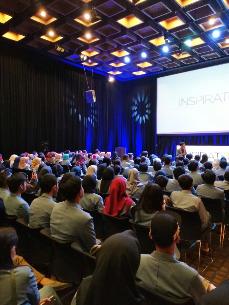 Mahasiswa dari Universitas Pendidikan Indonesia hadir meramaikan #inspiratolip6 #campuscj6