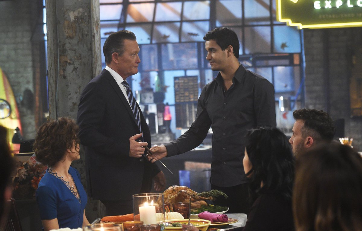 “Dad sits at the head of the table.” #TeamScorpion